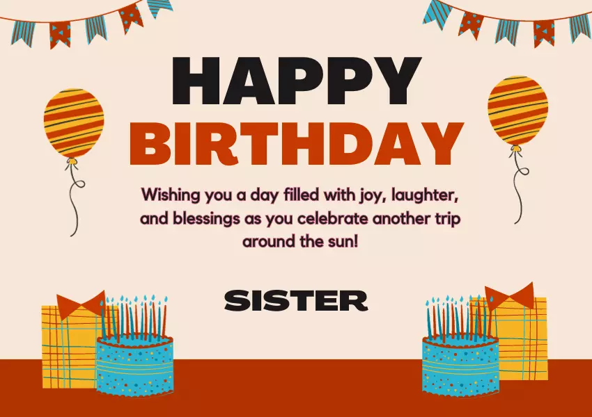 christian birthday messages for sister