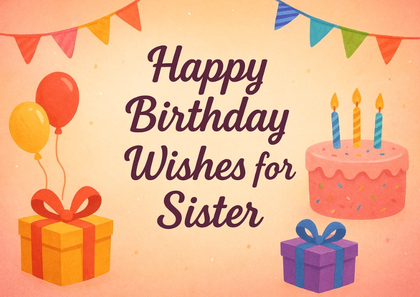 birthday wishes for sister