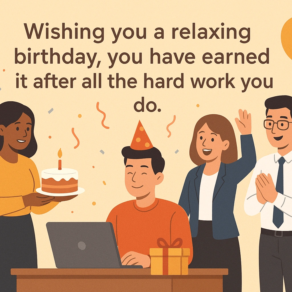 professional birthday wishes for coworker